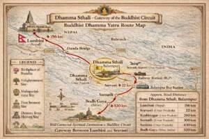 Dhamma Sthali Site Route Map Dhamma Sthali site route map
