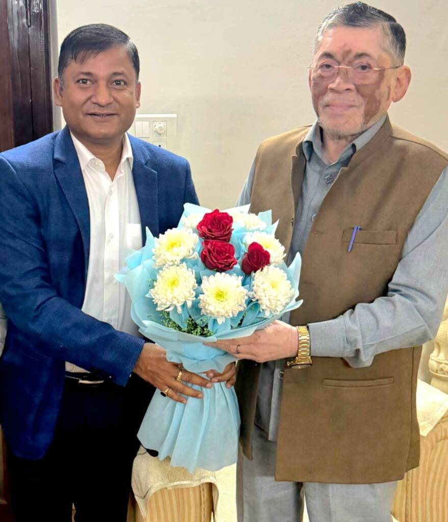 LBWFB Founder Divakr Patel meeting with his excellency Mr. Santosh Gangwar governor Jharkhand Bharat