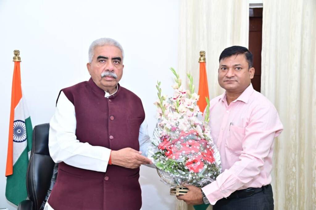 Had a meeting with Hon’ble MSME Minister, Govt. of Uttar Pradesh, Shri Rakesh Sachan Ji.